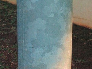 29. TYPICAL SPANGLED HOT DIP GALVANIZED COATING