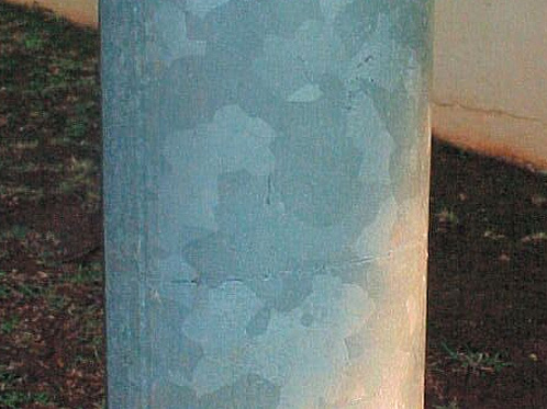 29. TYPICAL SPANGLED HOT DIP GALVANIZED COATING